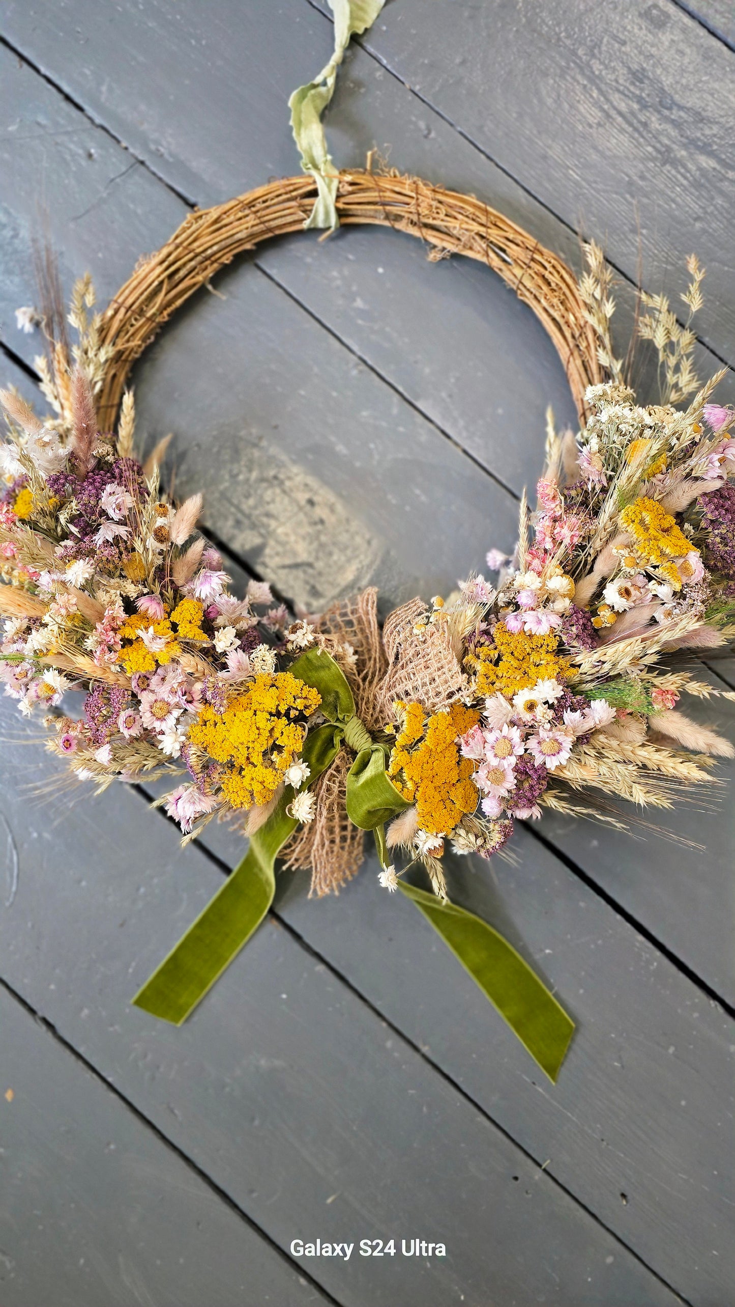 "Warm day" wreath