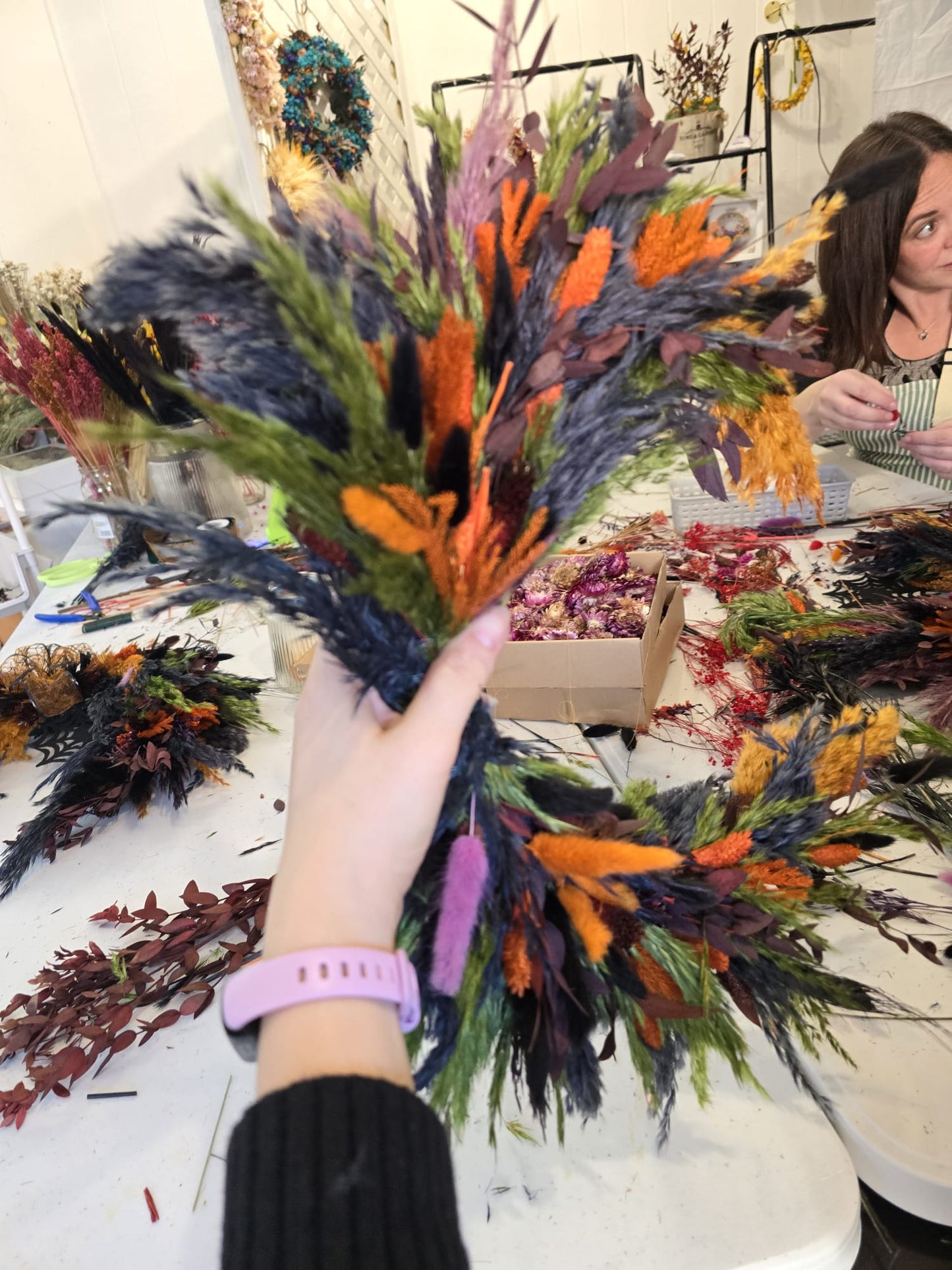 Dry flower Wreath workshop