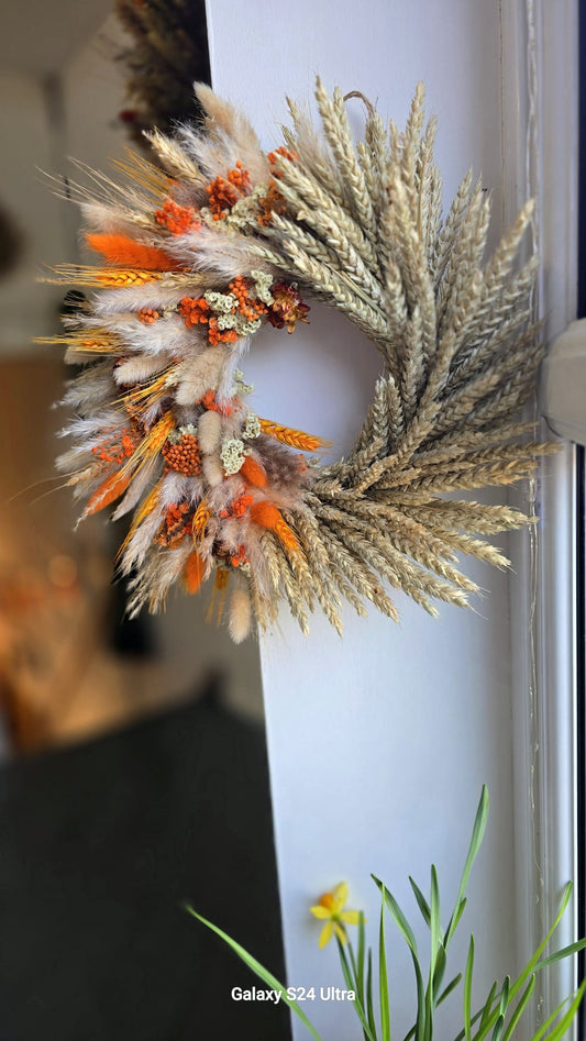 "The wheat madness" wreath