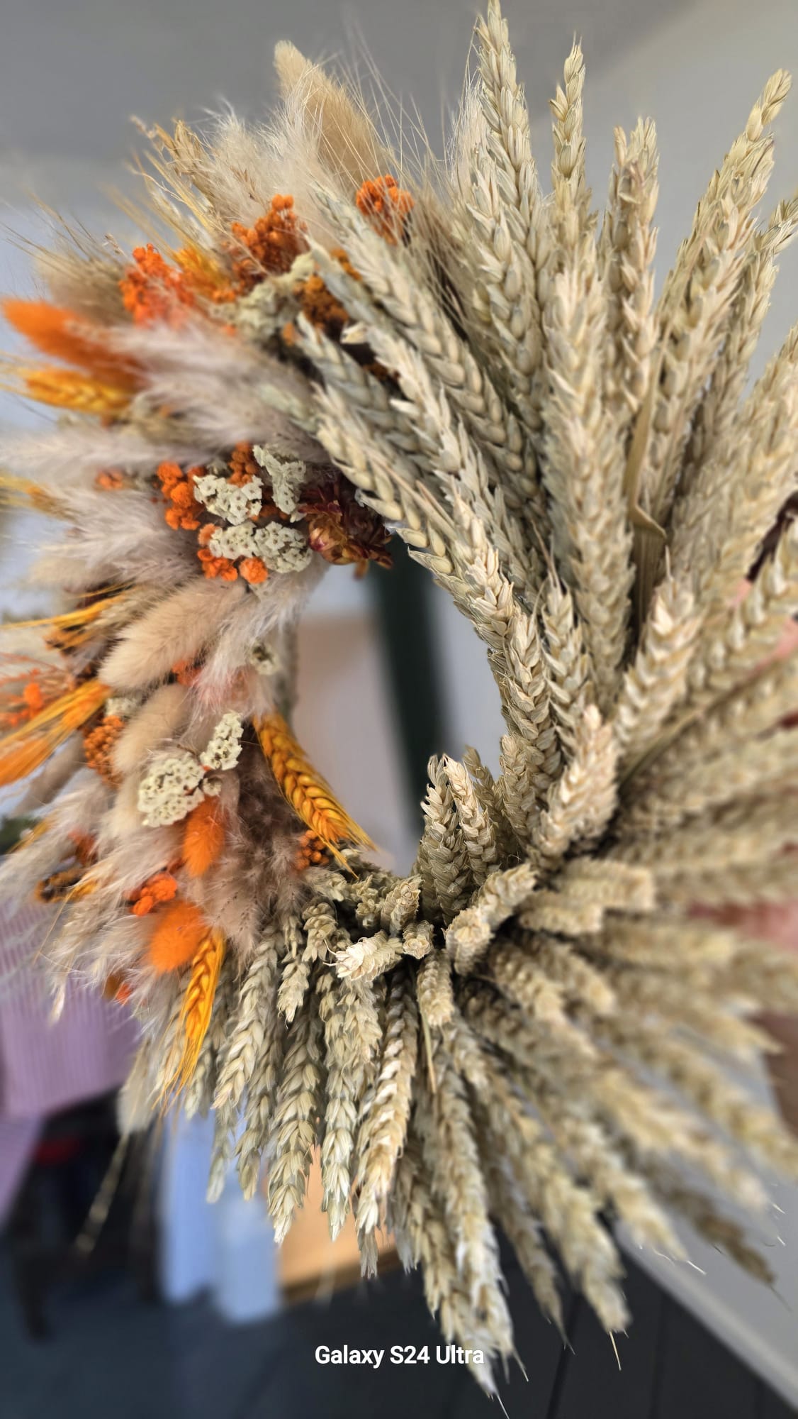 "The wheat madness" wreath